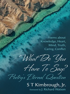 cover image of What Do You Have to Say? Poetry's Eternal Question